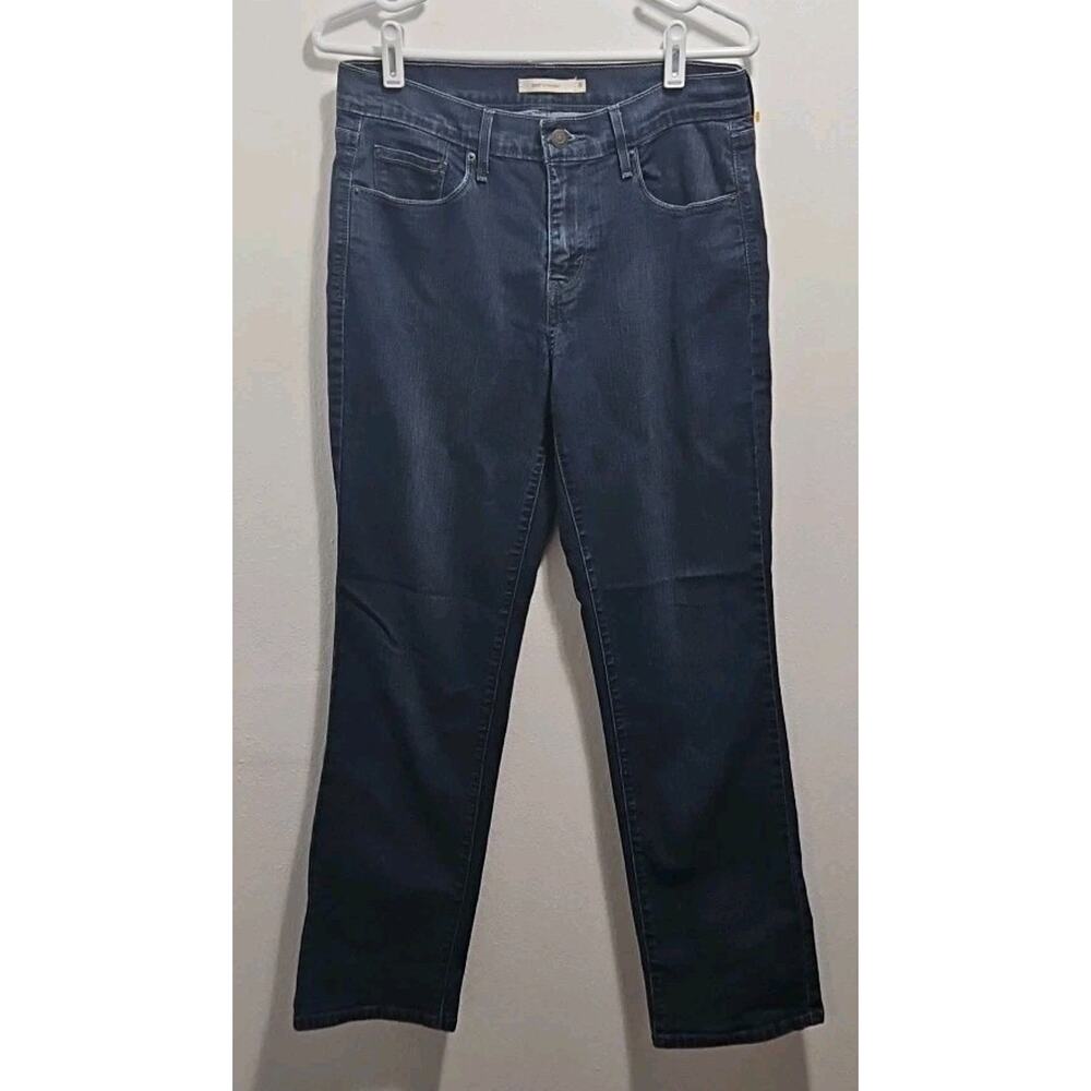 Levi's Jeans Women's 505 Straight - Size 8 - Dark Blue - Womens (0054)